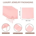 thumbnail image 2 of Uxcell 40 Pcs Bolsa de Microfibra para Joyería, 3.1 × 3.1 Pulgadas, Rosa, 2 of 5