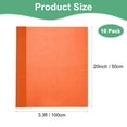 thumbnail image 3 of 10-Pack Crepe Paper, 3.3ft x 20 Inch /100 x 50cm Soft Wide Crepe Paper Streamer Sheet, Decorative Craft Streamer [Orange], 3 of 7