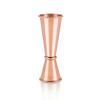 Stainless Steel Cocktail Jigger, Large Japanese Style Copper Double Jigger by TRUE-BRANDS
