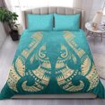 thumbnail image 2 of New Zealand Maori Hei Matau Tattoo Bedding Set, 2 of 6