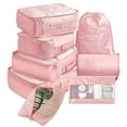 thumbnail image 1 of Mistaha Storage Bags 8PCS Set Travel Organizer Suitcase Packing Set Storage Cases Portable Luggage Organizer Clothes Shoe Tidy Pouch Bag, 1 of 8