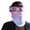 B, variant on Multifunction Bandana Neck Gaiters Snood, Breathable Headwear Scarf, Elastic Scarf Snood Headband Half Face Cover Mask