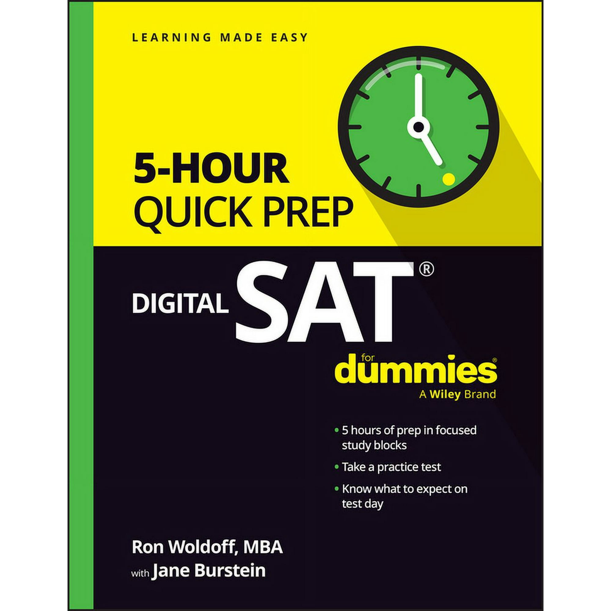 Digital SAT 5-Hour Quick Prep for Dummies, (Paperback)