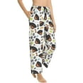 thumbnail image 3 of Cauagu Rottweiler Pajama Pants for Women Loose Fit Wide Leg Trouser Pants Casual Elastic Waist Drawstring Lounge Pants, 3 of 6