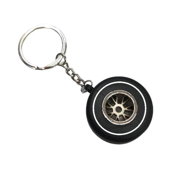 Llavero De Neumático De Coche, Llavero De Neumático De Goma Suave, Colgante De Neumático Pequeño Creativo, Decoración De Coche, Accesorios De Coche, Regalo Minnieouse AP006654-01