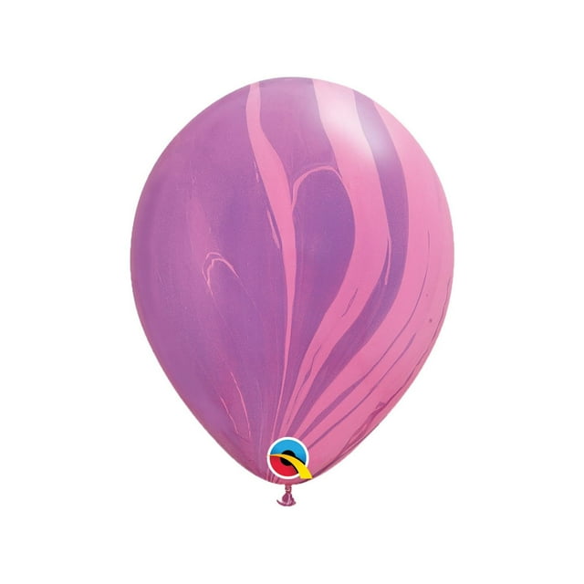 Qualatex Ballons Tourbillonnants en Latex Superagate (Lot de 25)