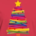 thumbnail image 3 of CafePress - Colorful Christmas Tree T Shirt - Women's Traditional Fit Dark T-Shirt, 3 of 4