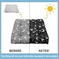 thumbnail image 3 of Gothic Sunburst Floor Pillow - Oversized Square Meditation Cushion with Steampunk Art, Resilient & Skin-Friendly for Extended Sitting, 3 of 4