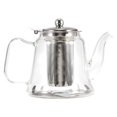 thumbnail image 1 of Théière en Verre 1200ML Théière en Verre Borosilicate Transparent Bouilloire Haute Résistance à la Température avec Infuseur de Résidus de Thé Filtre, 1 of 1