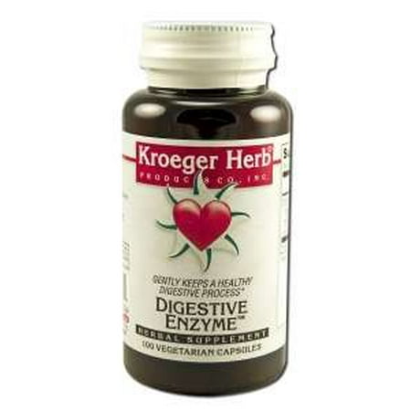 Enzymes digestives Kroeger Herbs 100 vcaps