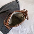 thumbnail image 2 of Bolso Hobo vintage de piel sintética, bolso de mano para uso diario, para mujeres y niñas, 2 of 9
