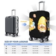 thumbnail image 3 of Salouo Bee Happy Sunflower Gnomes Pattern Travel Dust-proof Suitcase Cover, Softside Suitcase Protector Luggage Cover Protector for 18-32inch ,Not Included Suitcase, 3 of 8