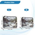 thumbnail image 4 of FORMRS 13-13.3 inch Laptop Sleeve Case Soft Carrying Quilted Computer Bag Cover, River and Mountains, 4 of 7