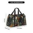 thumbnail image 3 of Honeii Forest Meditating Gorilla Print Gym Bag,Carry on Weekender Overnight Bag, Travel Duffel Bags, Personal Item Travel Bag,Tote Bag,Workout Dance Bag, 3 of 7