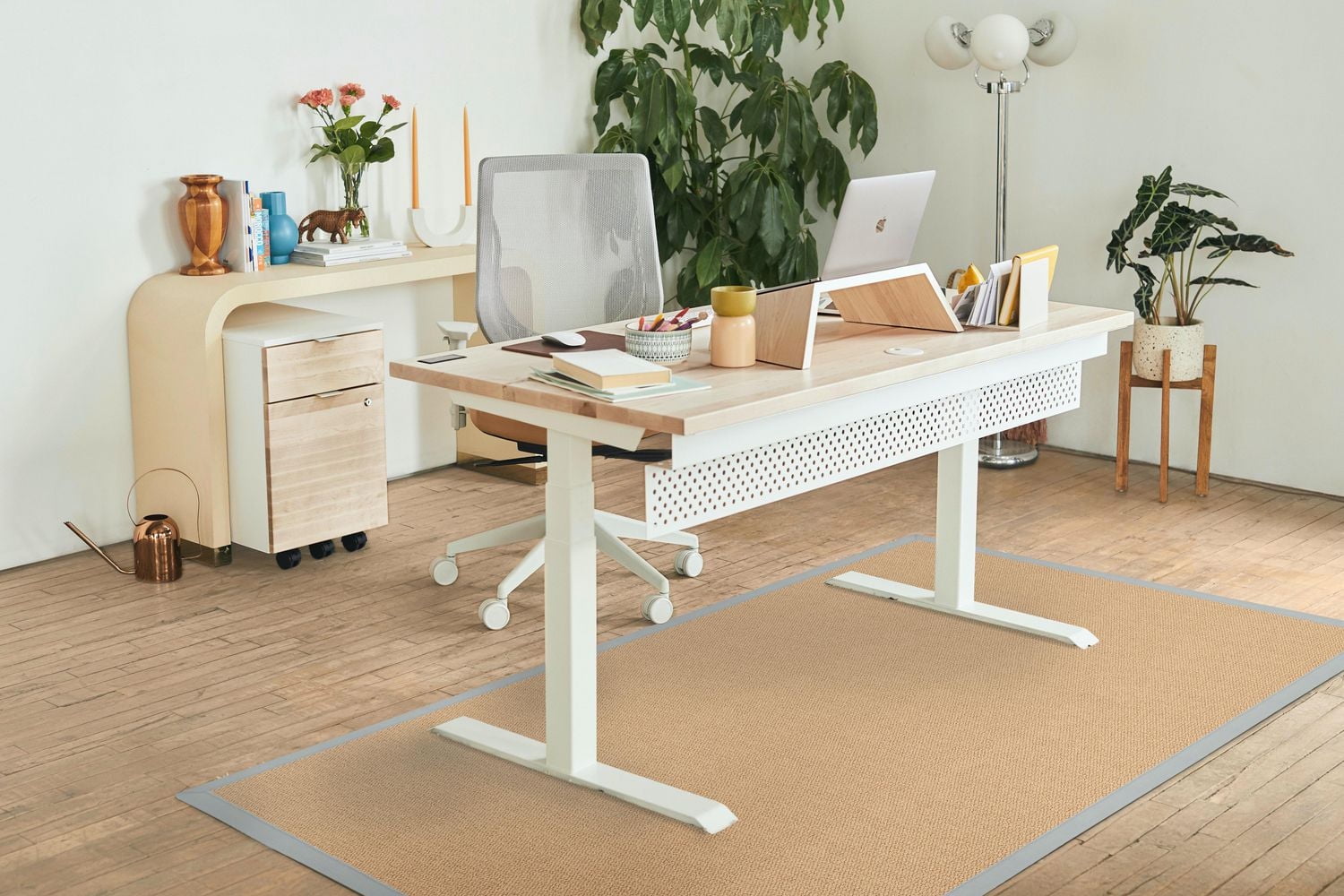 Athena Sisal & Ice Blue 4' x 6' Accent Rug