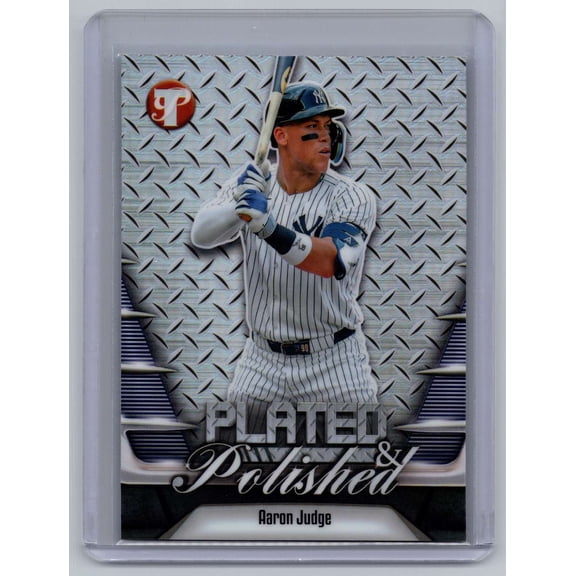 2026 Topps Pristine Plated & Polished PP-1 Aaron Judge Yankees Baseball Card New York Yankees MLB Baseball Trading Card