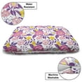 thumbnail image 3 of Garden Art Pet Bed, Pattern with Different Blooming Flowers Delicate Beauty of the Nature Theme, Chew Resistant Pad for Dogs and Cats Cushion with Removable Cover, 24" x 39", Multicolor, by Ambesonne, 3 of 4