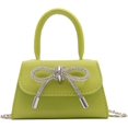 thumbnail image 1 of LHSHIDU Crossbody Bag for Women Girls Cute Candy-Colored Tote with Patent Leather Glitter Shoulder Bag Small Square Bag, 1 of 7