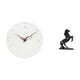 thumbnail image 1 of Reloj de pared silencioso con figura de caballo, ideal para decorar el hogar, la cocina, la oficina o . También sirve como adorno decorativo, 1 of 8