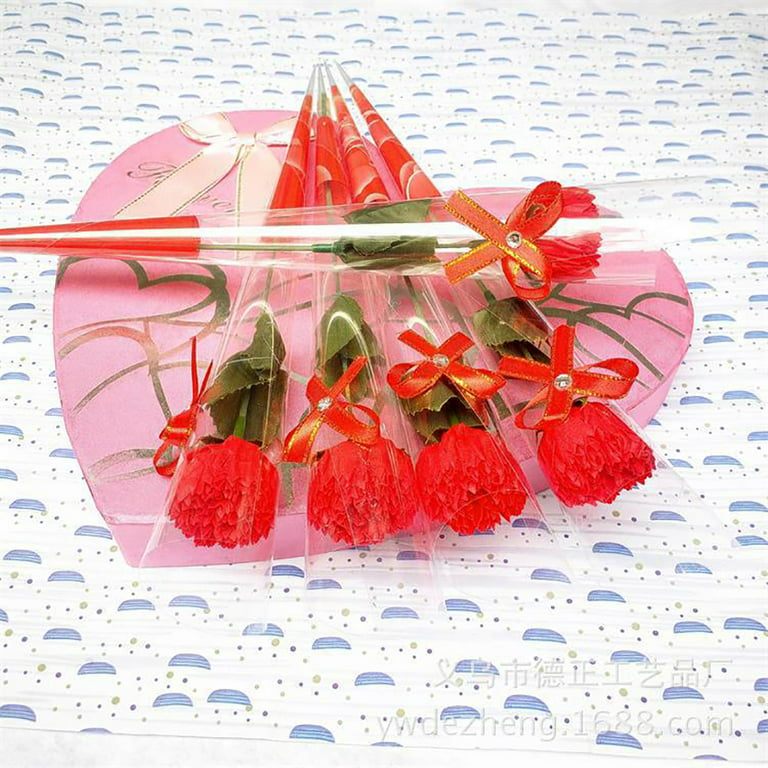 10Pcs Mini Dried Flowers Bouquet Artificial Rose Soap Flowers