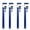 Blue, variant on Desk Legs Adjustable Table Clamp Legs for DIY Furniture F Shape Dining Desk Legs with Telescopic Bar Design No Required Set of 4 with Floor Protectors, 40cm