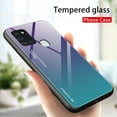 thumbnail image 3 of Allytech Back Cover Compatible with Samsung Galaxy A21s, Slim Silicone Frame Tempered Glass Back Cover Shockproof Protective Bumper Case for Samsung Galaxy A21s,Blue, 3 of 3