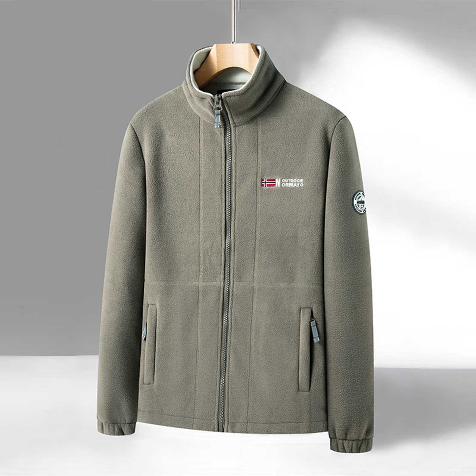 VBARHMQRT Quilted Jacket Winter Men's Spring/Autumn Jacket with