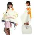 thumbnail image 2 of Riforla 1Pc USB Heated Shawl Blanket Wearable Heated Blanket Wrap Throw Blankets Heating Throw Warm and Cozy Portable 3 Heating for Home Outdoor Blanket White, 2 of 9