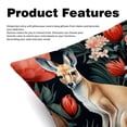 thumbnail image 2 of Kangaroo Set of 2 Velvet Throw Pillow Covers with Unique Patterns in 16x16, 18x18, and 20x20 Inches for Various Occasions - Throw Pillow Inserts Included, 2 of 6