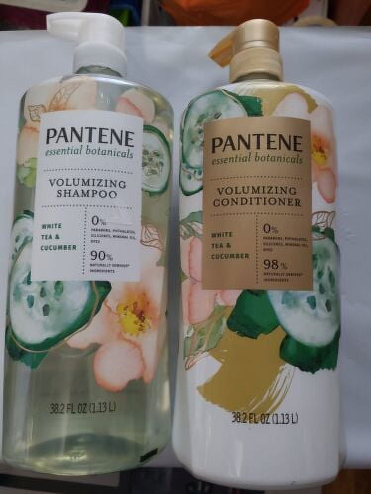 Pantene Essential Botanicals Apple & Honeysuckle Shampoo, 38.2 fl oz