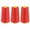 Red, variant on 3 Pcs Sewing Thread Kit, 2300 Yards Serger Threads Cones Spools, Prewound Bobbins, Spool Polyester Thread for Sergers Machine and Overlock Quilting Sewing Machine, Black
