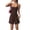 Coffee, variant on Women's Summer Rompers Sleeveless Athletic Spaghetti Strap Casual Double Lined Shorts Jumpsuit 2026 Backless One Piece Outfits Pink M