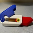 thumbnail image 2 of <p>Knife Sensory Toy, Exquisite Craft Anxiety Relief Collection 3D Printing Knife Toy ABS  For School For Office Worker</p>, 2 of 7