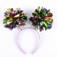 thumbnail image 2 of Ticikt Pom Pom Head Bopper-Yarn Spings Pom Headwear Party Headband for Adults and Kids, 2 of 4