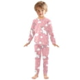 thumbnail image 3 of Dailycode Cotton Pajama Set Snug Fit Long Sleeve Top and Pants for 18M-8Y Cute Unicorn Cloud Star, 3 of 7