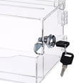 thumbnail image 6 of MAGIDEAL Acrylic Donation Business Container Case Fundraising Ballot Box transparent, 6 of 8