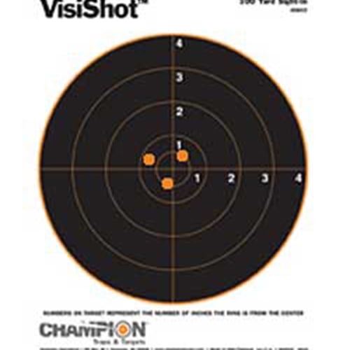 Champion Traps & Targets VisiColor Target 8 Bullseye 10pk 45824 for sale online 