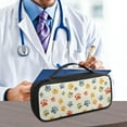 thumbnail image 5 of Jiueut Dog Paw Stethoscope Storage Bag for Clinics Use Modern Floral Stethoscope Bag Soft Storage Bags with Zipper Storage Bags for Moving Storage Bags with Zipper for Travel, 5 of 7