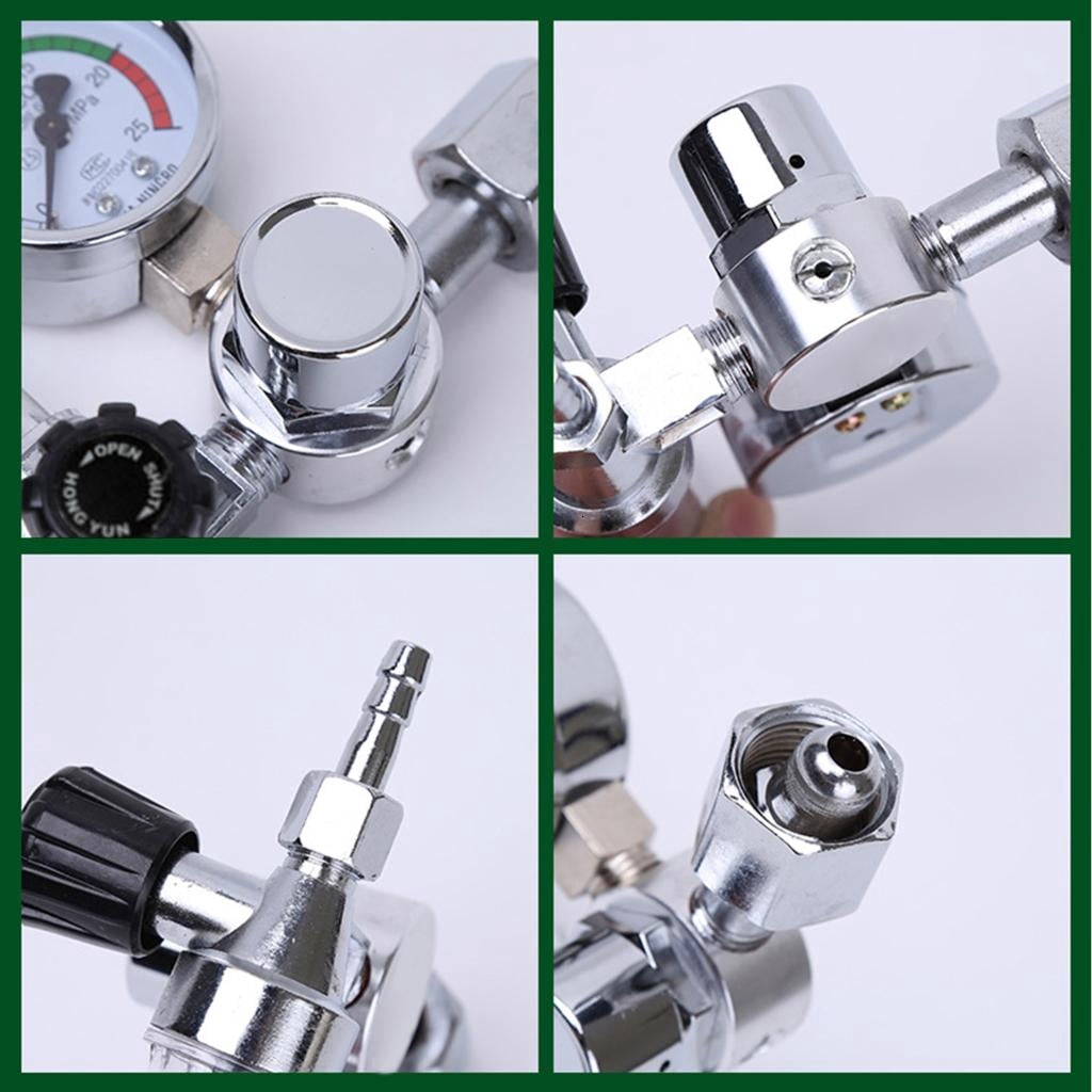 CEORPER 0-25Mpa Argon Regulator CO2 Mig Tig Flow-Meter Gas-Regulators Flowmeter Welding