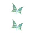 thumbnail image 1 of Jumpingount Fairy Wing Fancy Dress Costume Dress Girls Festival Child up Prop 2piezas Verde, 1 of 1