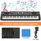 thumbnail image 5 of Teclado y piano Wfhdtx de 61 teclas con altavoz, micrófono y soporte, 5 of 7