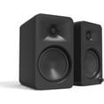 thumbnail image 2 of Kanto ORA4MB Haut-Parleurs de Référence Alimentés 140W avec Bluetooth 5.0 et Entrée USB-C / Caisson de Basses 4” avec Extension de Basses Profondes / Bi-Amplifié / Croisement Automatique 80 Hz / Son de Qualité Référence / Paire / Noir, 2 of 5