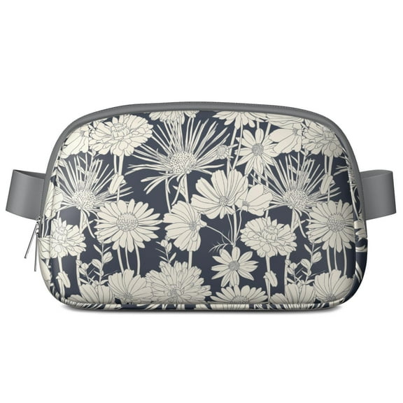 Bright Botanical Waist Bag – Floral Fanny Pack with Tropical Vibe, Artistic Bloom & Romantic Wildflowers