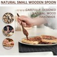 thumbnail image 5 of 6 PCS Wooden Spoons for Honey, 6.7 inch Small Wooden Spoons - Terrific for Tea, Coffee & Soup, Little Wooden Serving Table Spoons Set, Bulk Bamboo Tea, 5 of 5