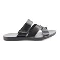 thumbnail image 2 of Men's 52678 Slip On Roman Gladiator Leather Strap Sandals, Black, 7, 2 of 3
