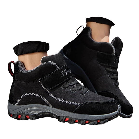 KELINFONG Work Waterproof Boots for Women Winter Snow Trekking Boots Combat Camping Walking Non Slip Booties