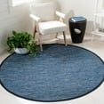 thumbnail image 2 of SAFAVIEH Montauk Kelsey Distressed Cotton Area Rug, Blue/Black, 4' x 6', 2 of 10
