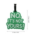thumbnail image 2 of Unique Bargains 1 Pc Fashionable Luggage Tag for Travelling Green Soft Rubber, 2 of 5