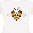 thumbnail image 4 of Inktastic Valentine's Day Bumble Bees Boys Long Sleeve Baby Bodysuit, 4 of 5