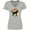 AC-Heather Grey, variant on Inktastic German Shepherd Silhouette Vintage Retro Women's V-Neck T-Shirt